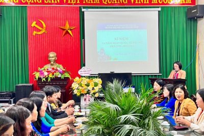 TRƯỜNG TIỂU HỌC THỊ TRẤN YÊN ĐỊNH KỶ NIỆM 114 NĂM NGÀY QUỐC TẾ PHỤ NỮ 8/3