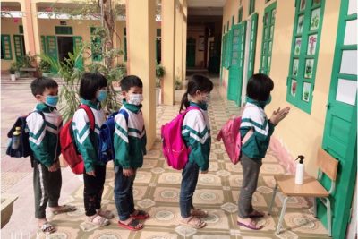 TRƯỜNG TIỂU HỌC YÊN ĐỊNH TĂNG CƯỜNG PHÒNG, CHỐNG DỊCH COVID – 19 TRONG TRƯỜNG HỌC