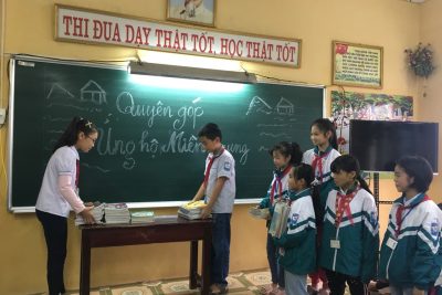 Trường Tiểu học Yên Định phát động quyên góp ủng hộ đồng bào miền Trung