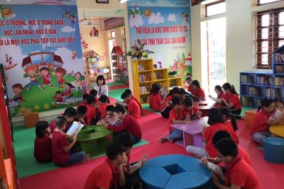 Tiết đọc thư viện tại Trường Tiểu học Yên Định: Khơi dậy tình yêu sách cho học sinh